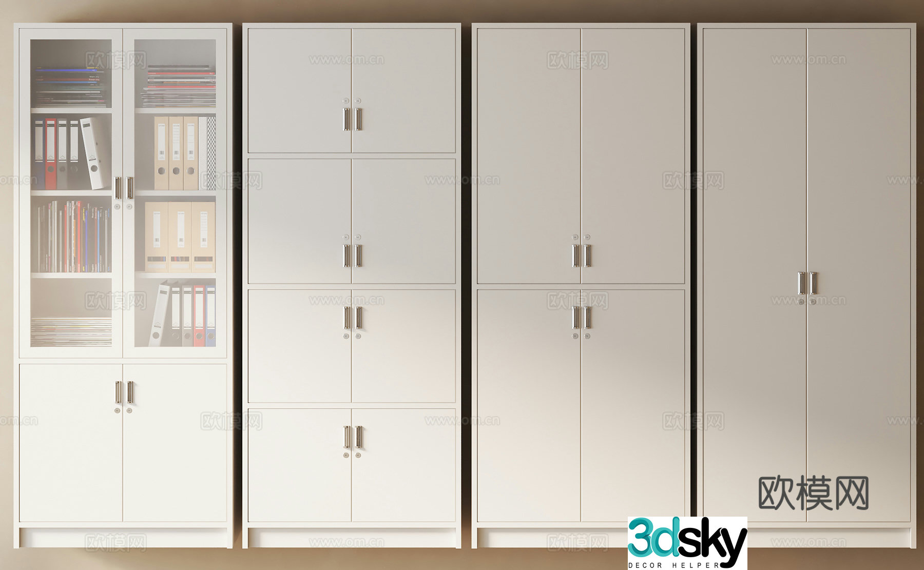 File cabinet Iron cabinet Archives Office cabinet 3D model