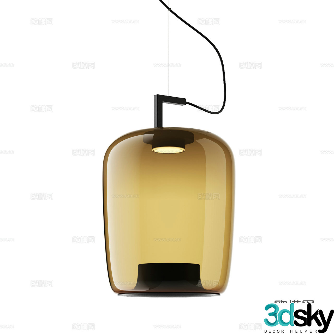Brokis modern chandeliers minimalist chandeliers glass chandeliers decorative chandeliers 3d model
