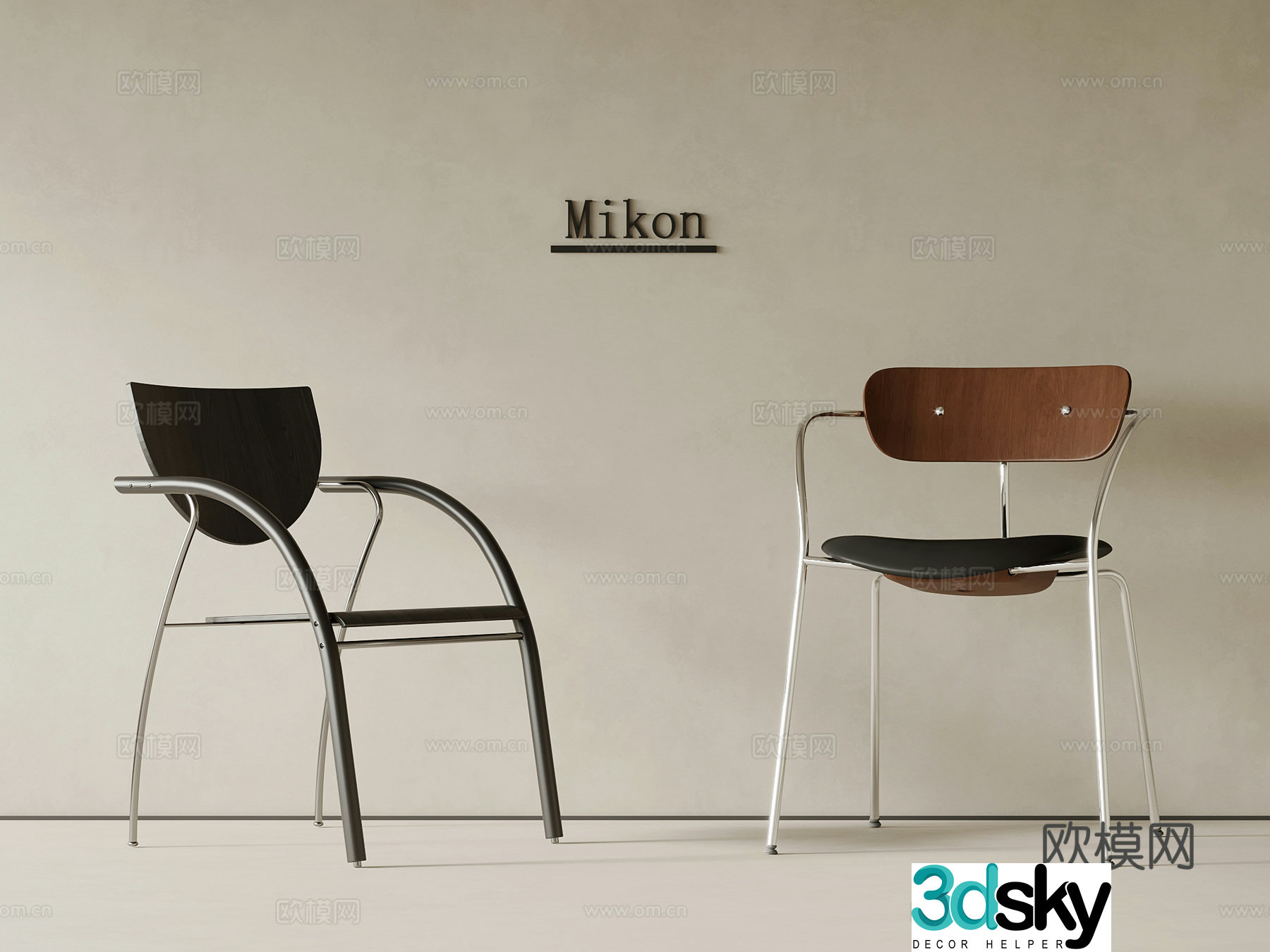 13 chairs medieval dining chair writing chair leisure chair 3d model