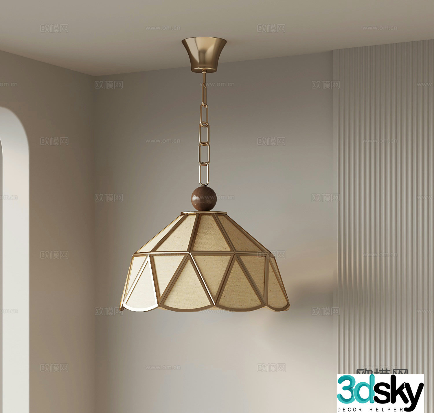 016 Chandelier French Chandelier 3D Model
