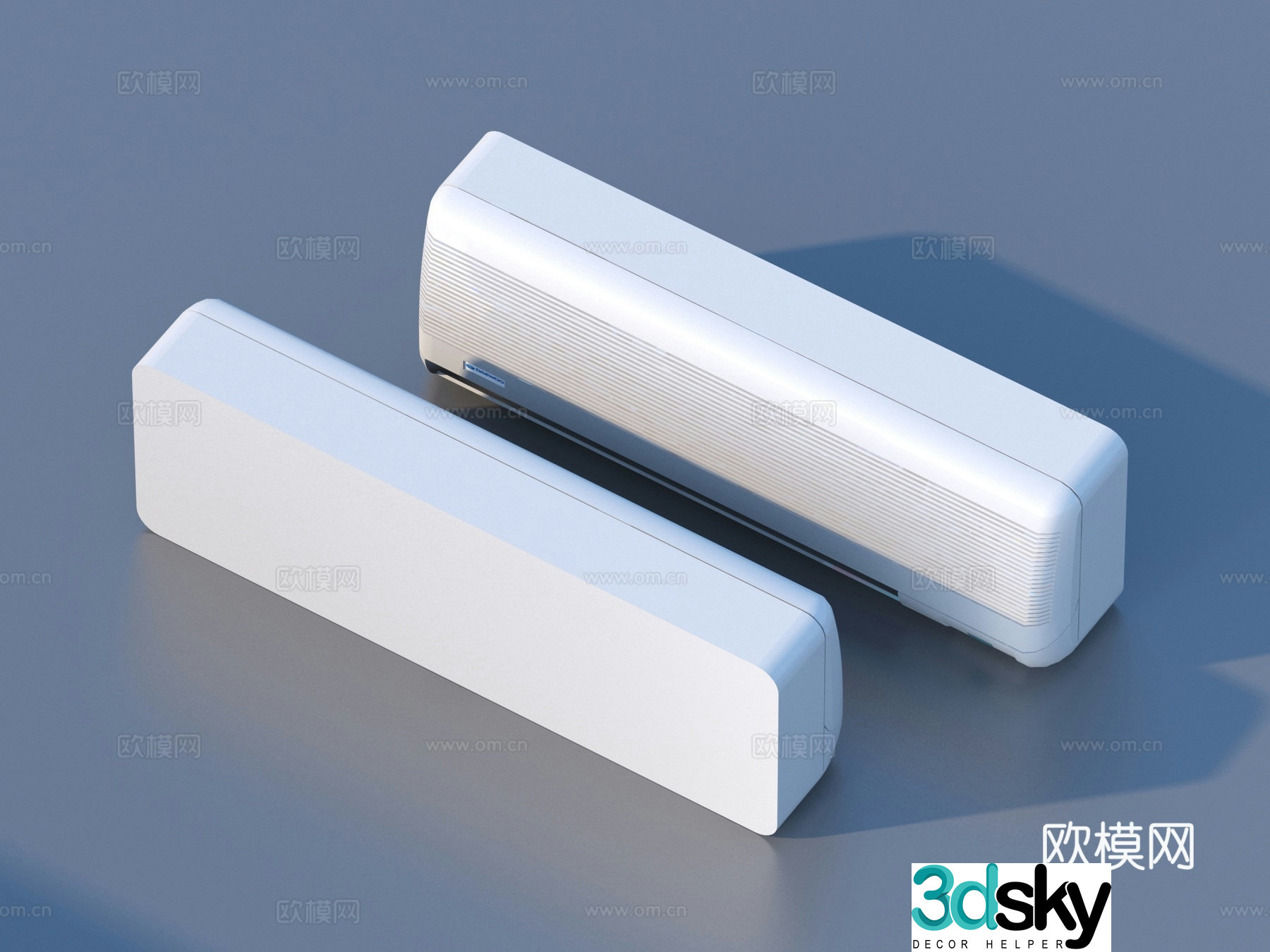 Air conditioner wall-mounted indoor unit 3d model
