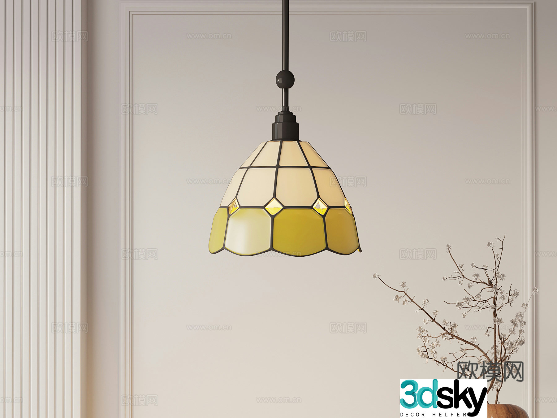 011 Chandelier Modern Chandelier 3D Model