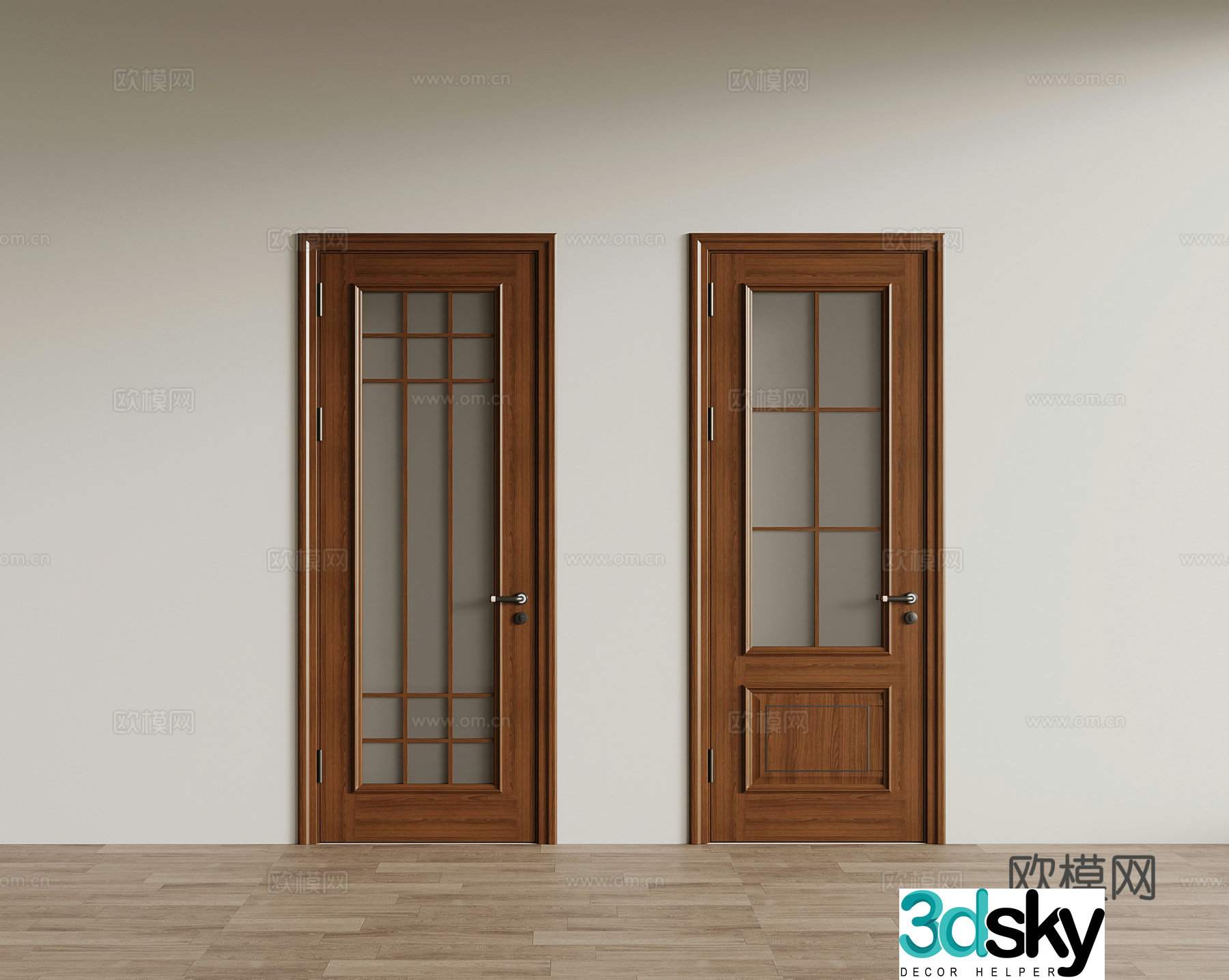 11 new Chinese single-door 3D model