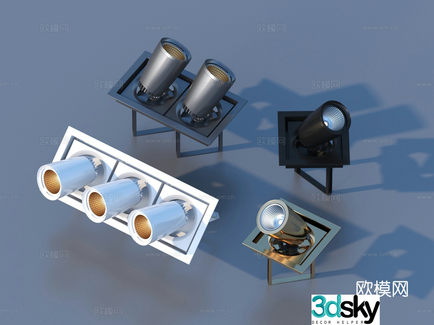 Downlight spotlight 3d model