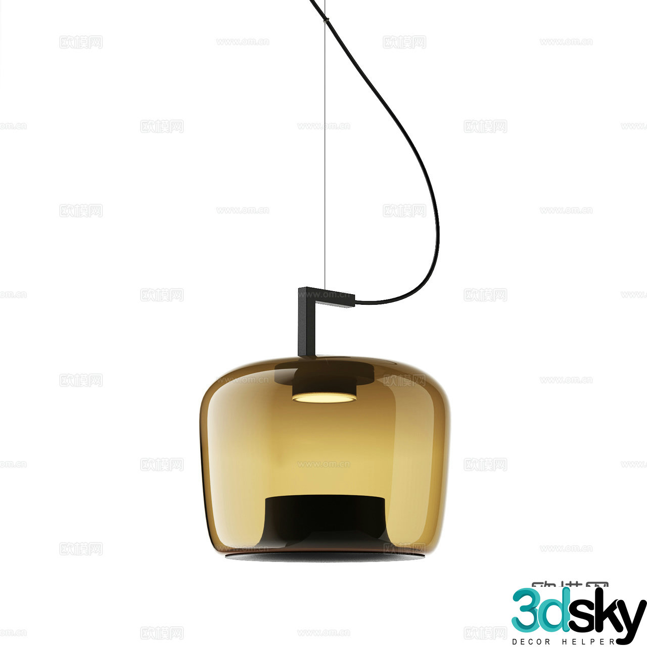 Brokis modern chandeliers minimalist chandeliers glass chandeliers decorative chandeliers 3d model