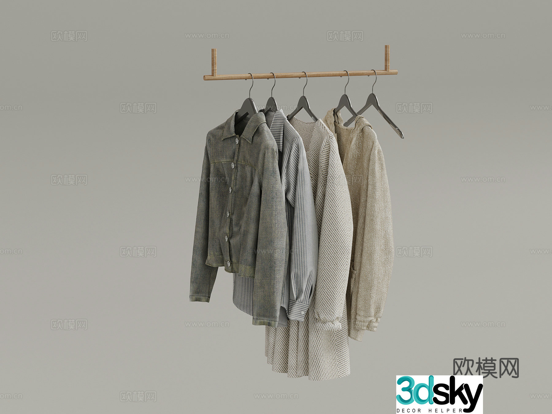 08 Modern Clothing Clothing Clothing 3d Model
