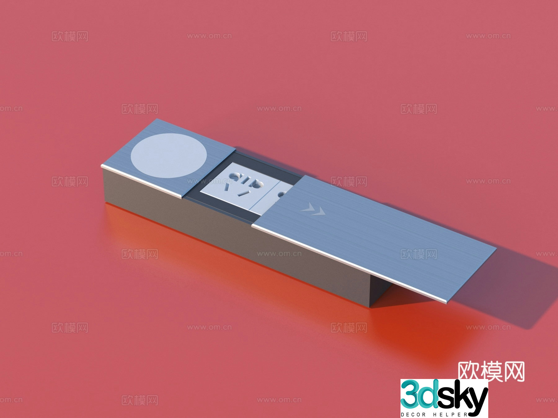 Socket Multifunctional table plug 3D model