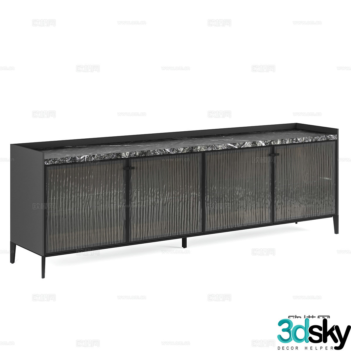 Modern simple TV cabinet TV cabinet Simple TV cabinet Low cabinet Decorative cabinet 3D model