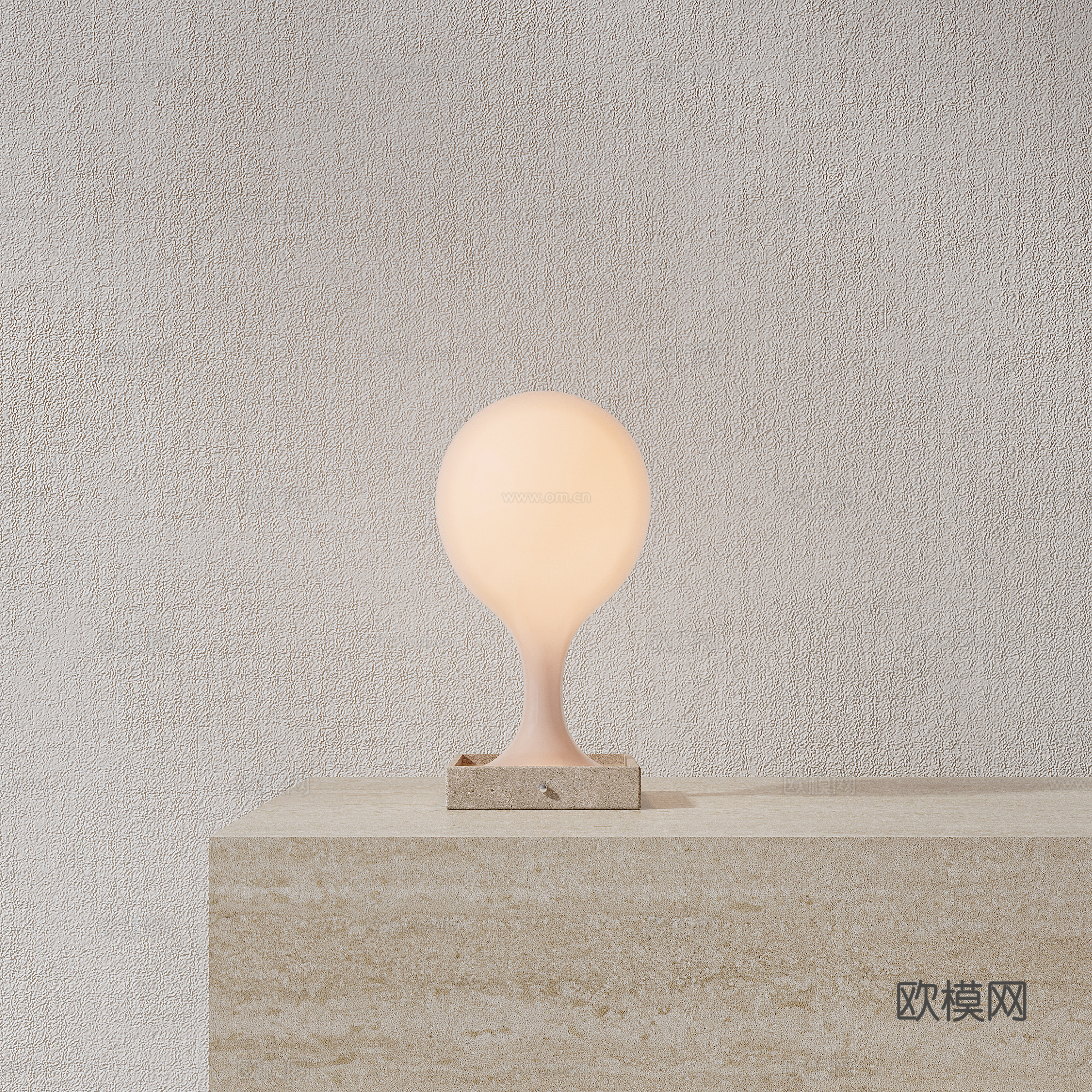 Modern minimalist desk lamp 3d model