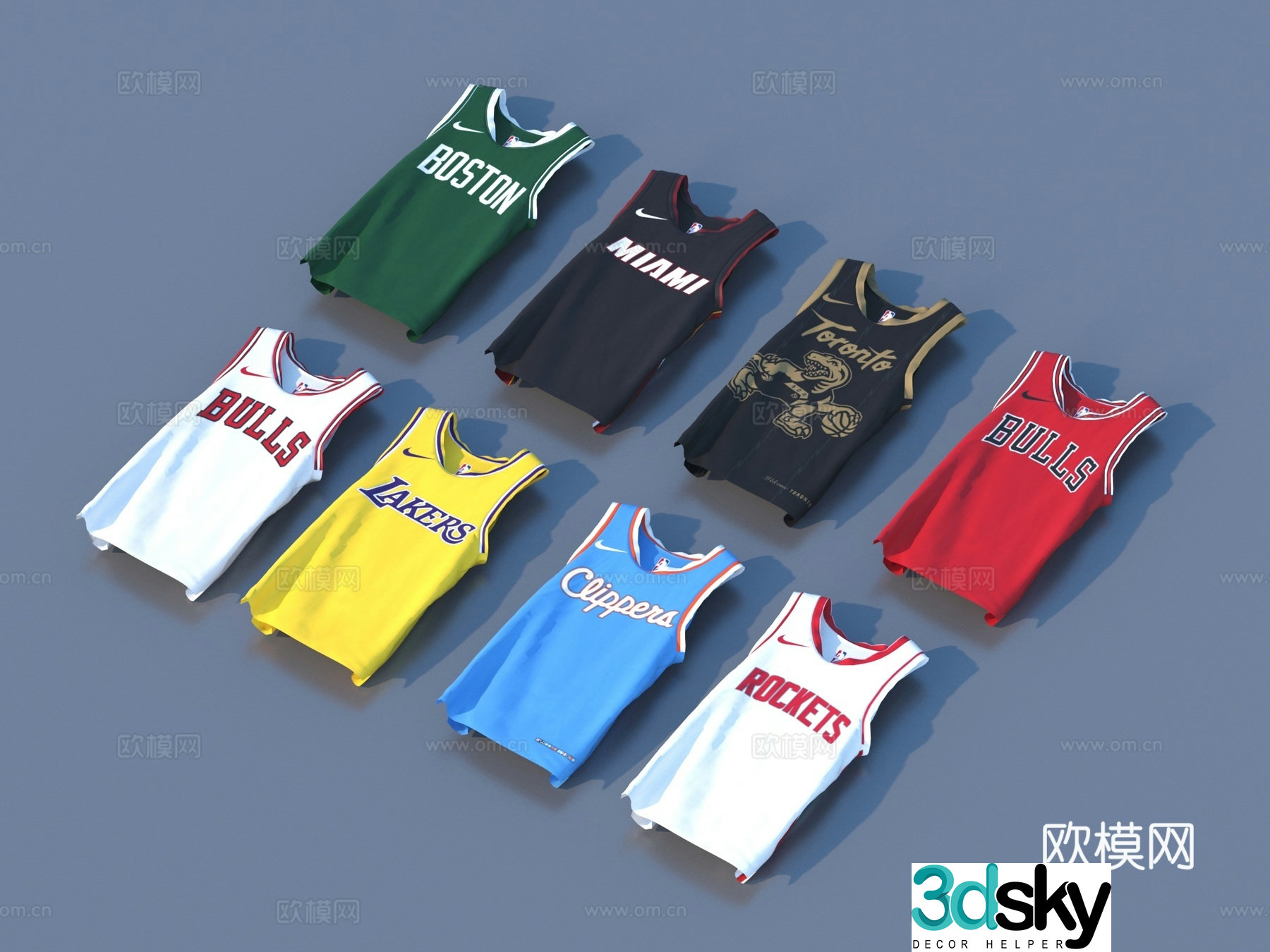 jersey sportswear 3d model