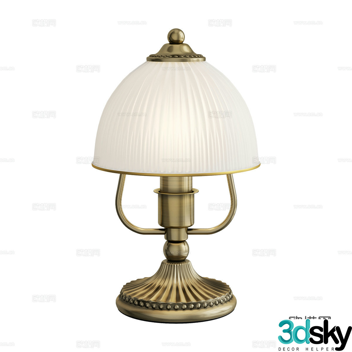American simple desk lamp desk lamp simple desk lamp decorative desk lamp lamp 3d model