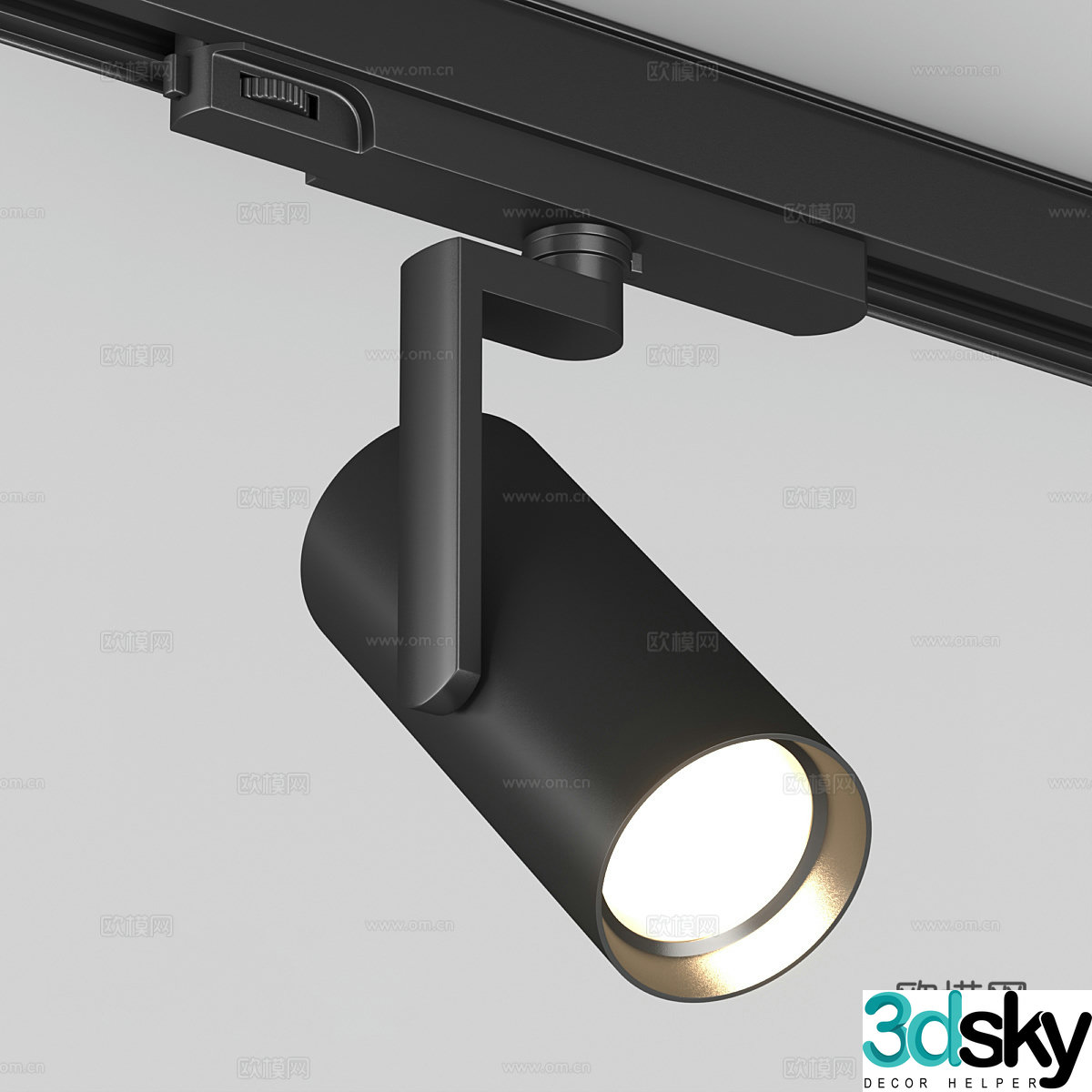 Spotlights Track Spotlight 3D Model