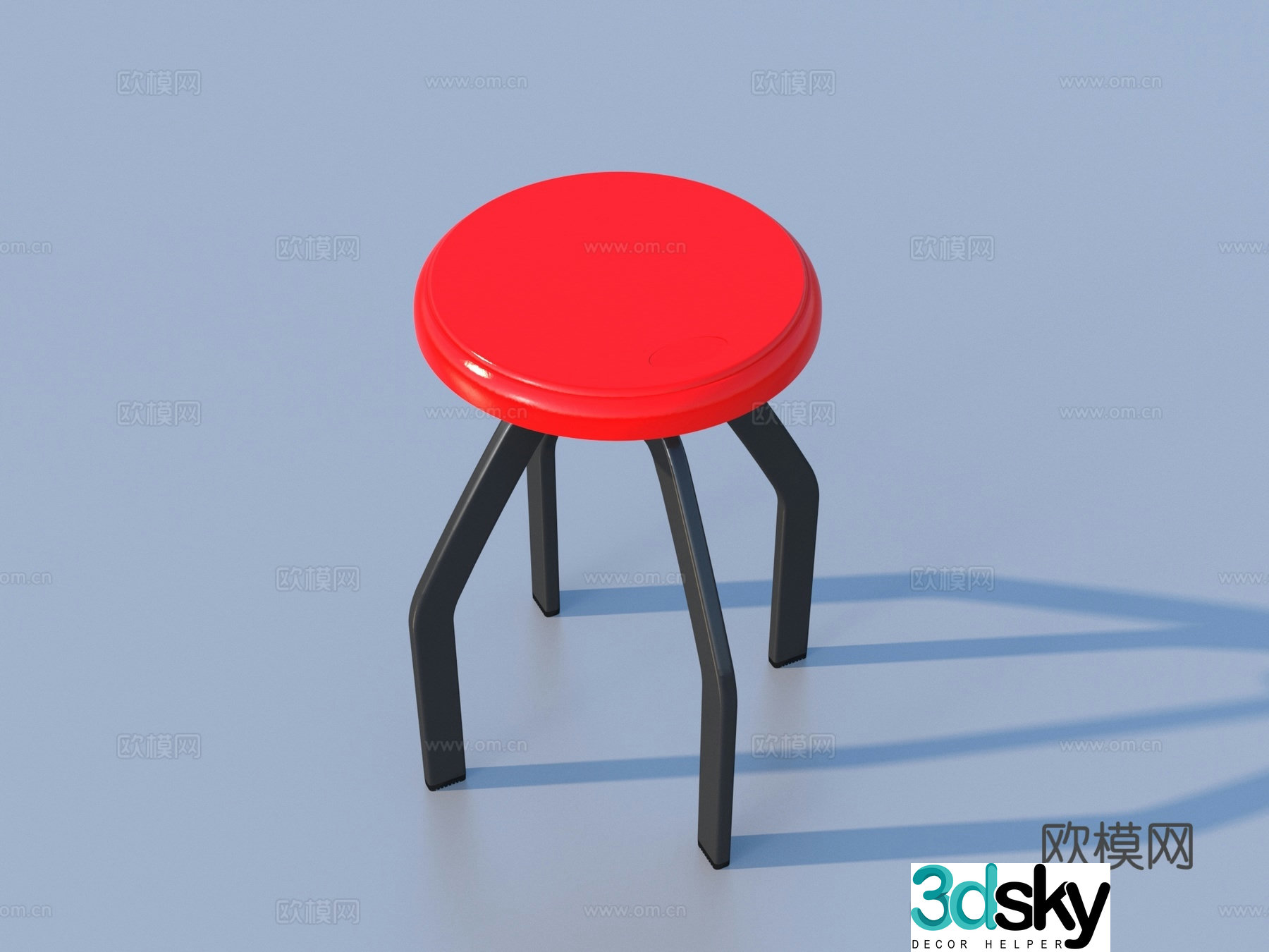 Stool Single Chair Chair Furniture 3d Model