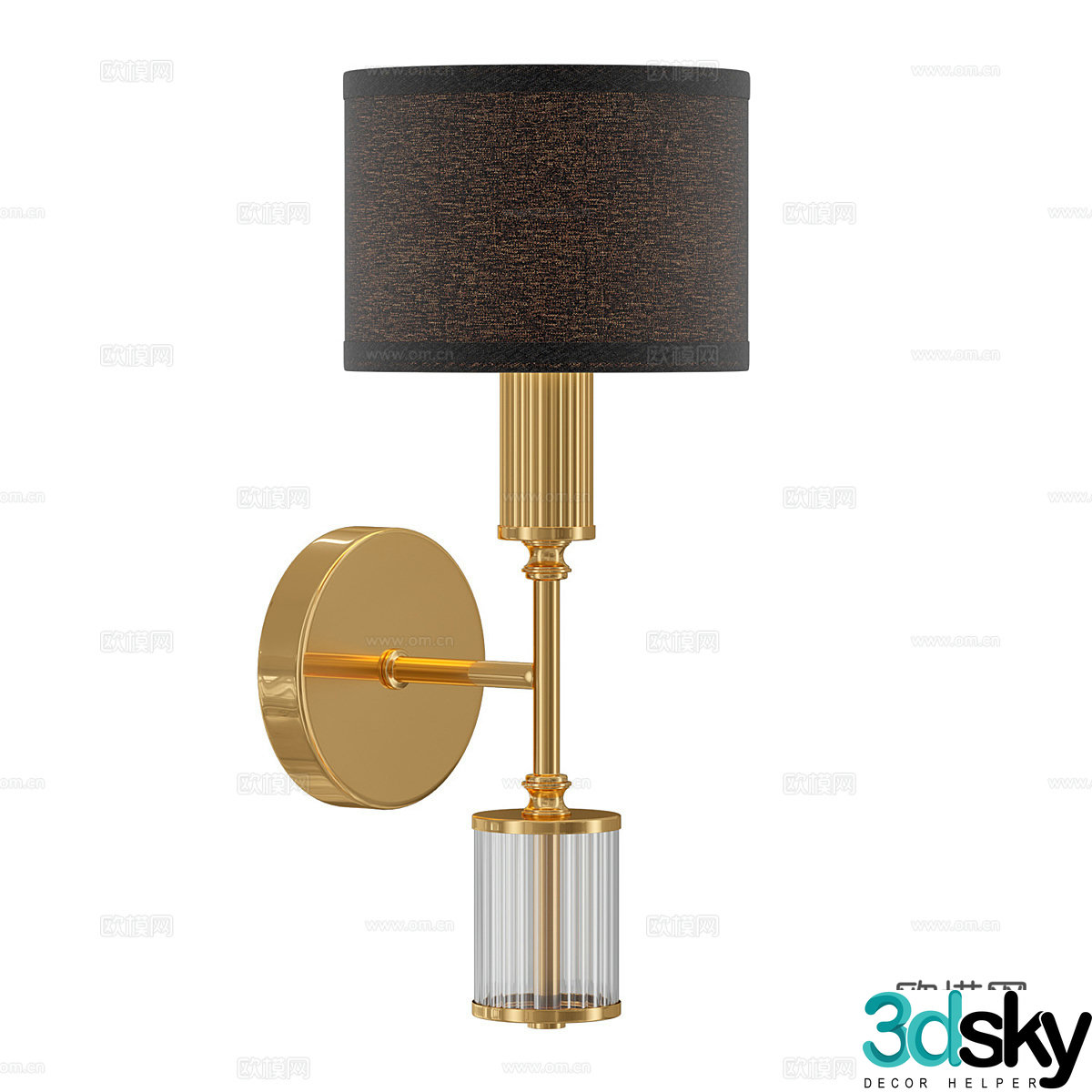 Modern simple and light luxury wall lamp wall lamp simple wall lamp decorative wall lamp 3d model
