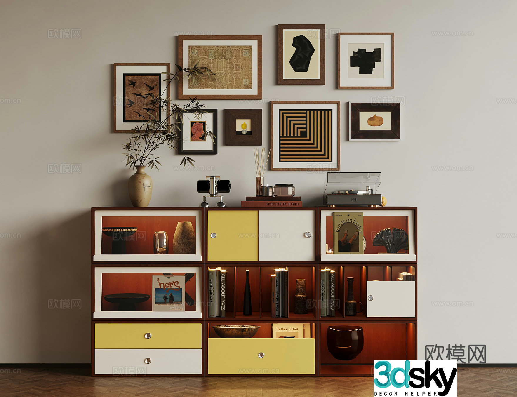 10 medieval style sideboard sideboard 3D model
