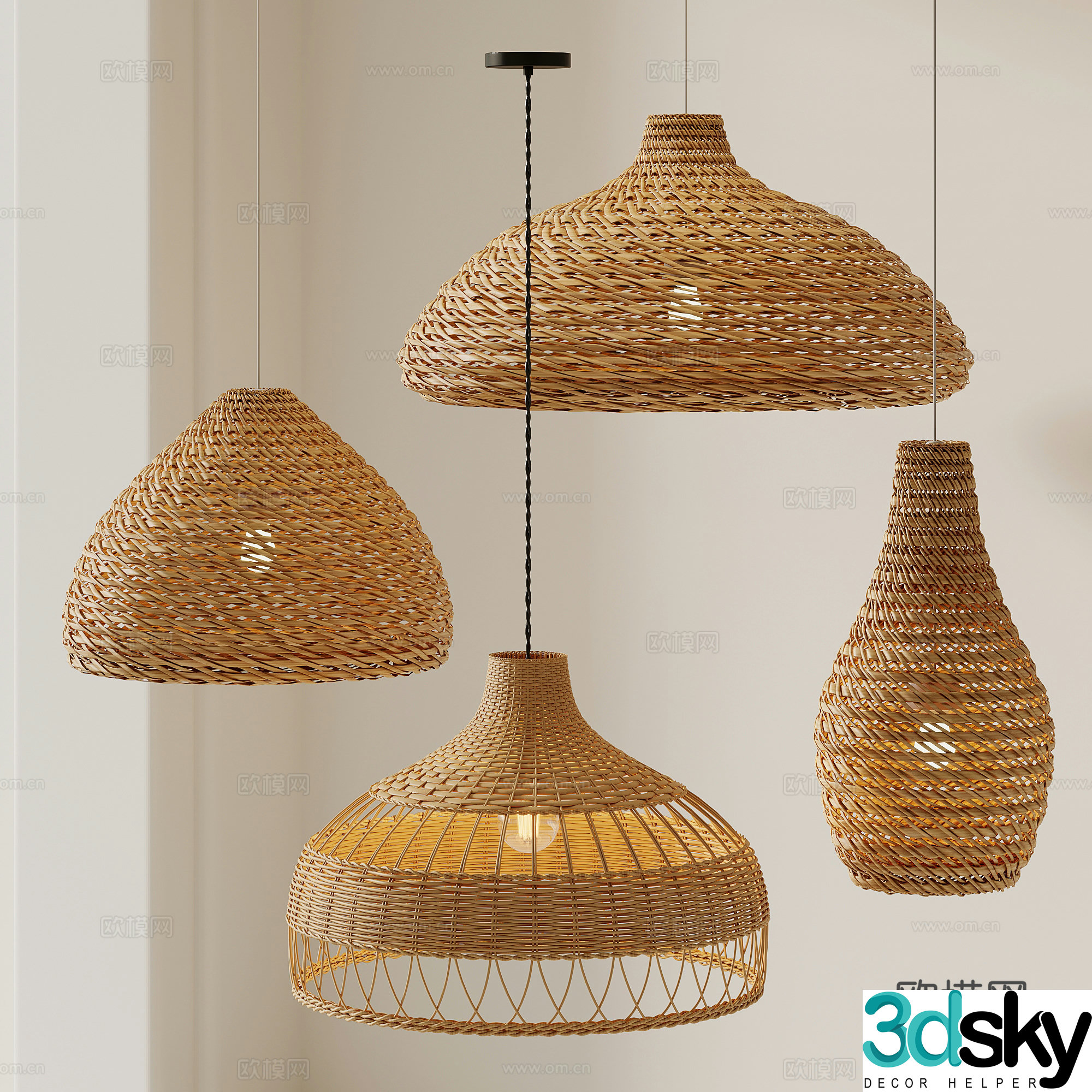 02 Chandelier Wasabi Chandelier Small Chandelier Wild Chandelier 3D Model