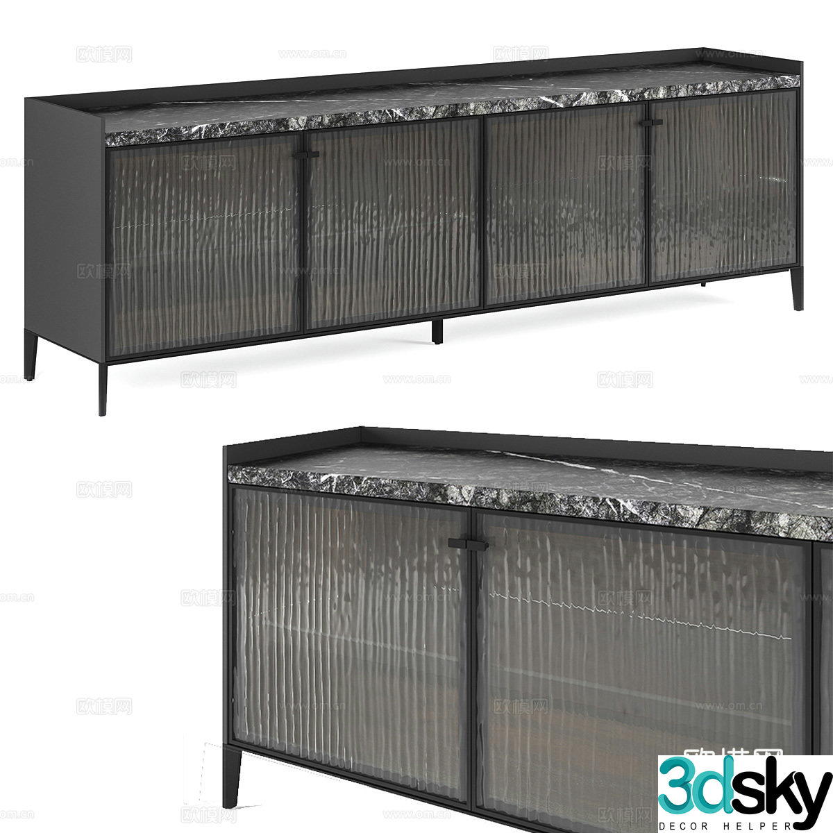 Decorative cabinet 3d model