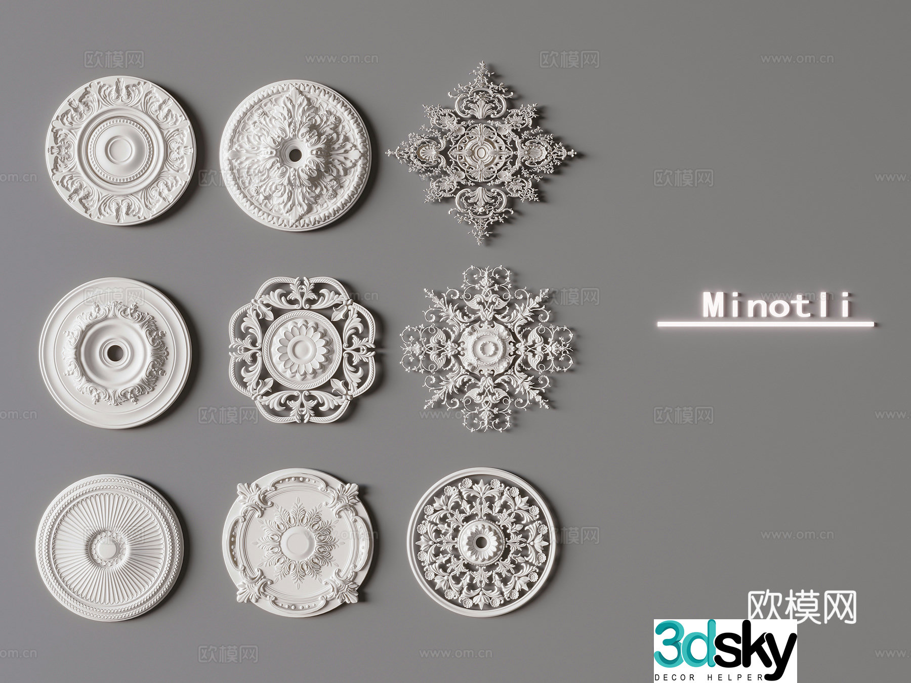 Gypsum carving 3d model