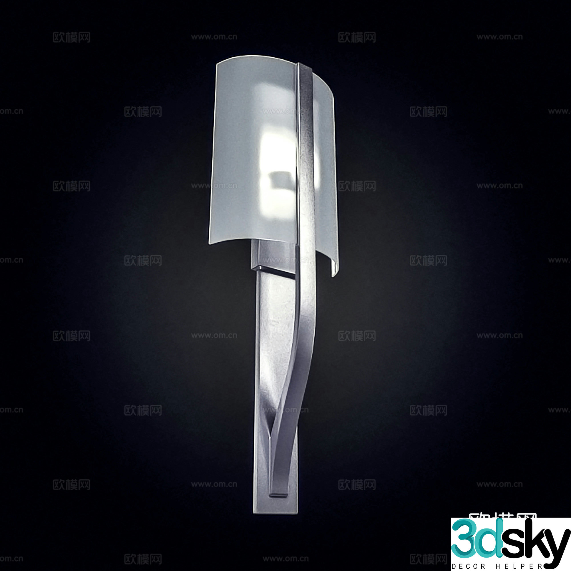 Industrial wind wall lamp Special-shaped wall lamp Bedside lamp 3D model