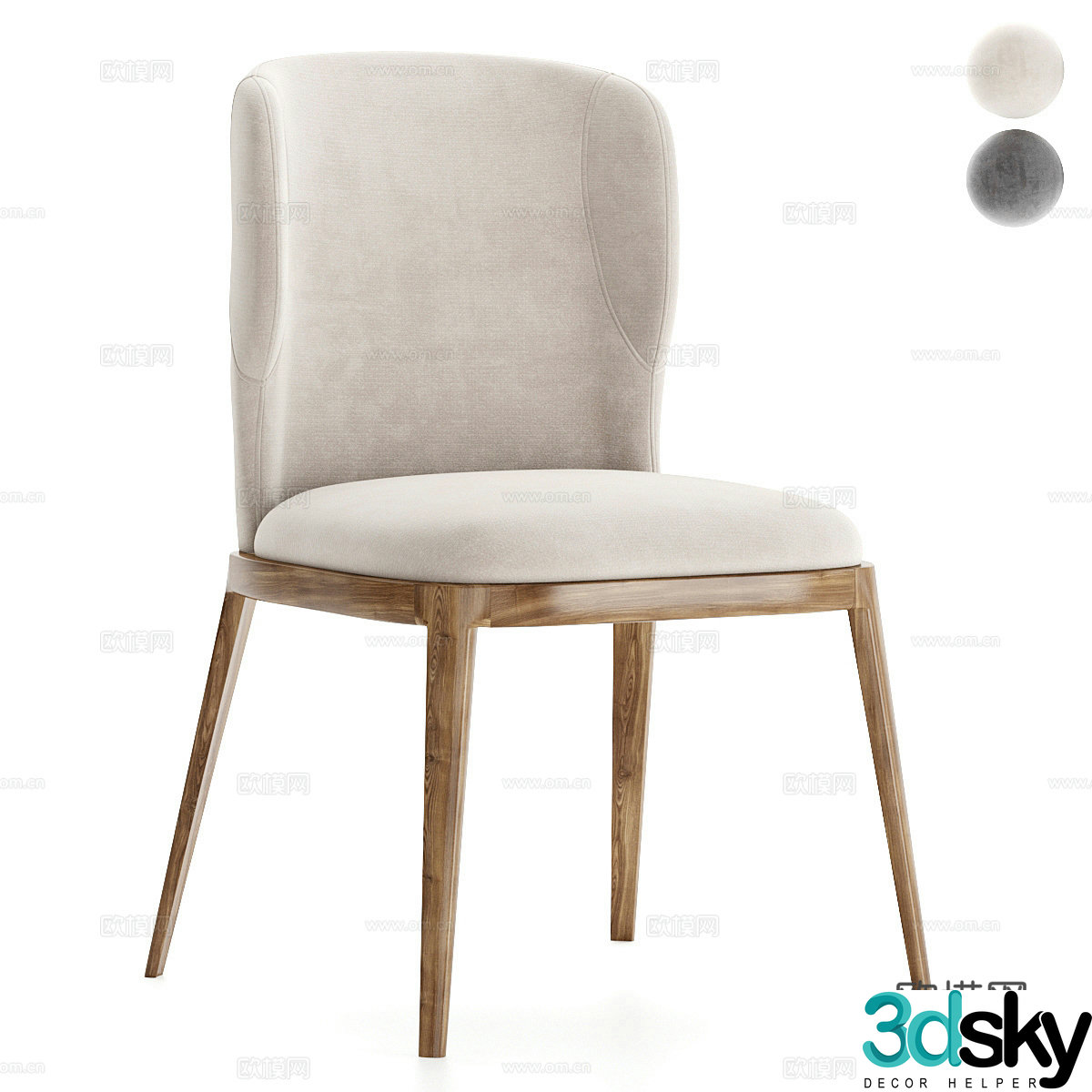 Dining chair 3d model