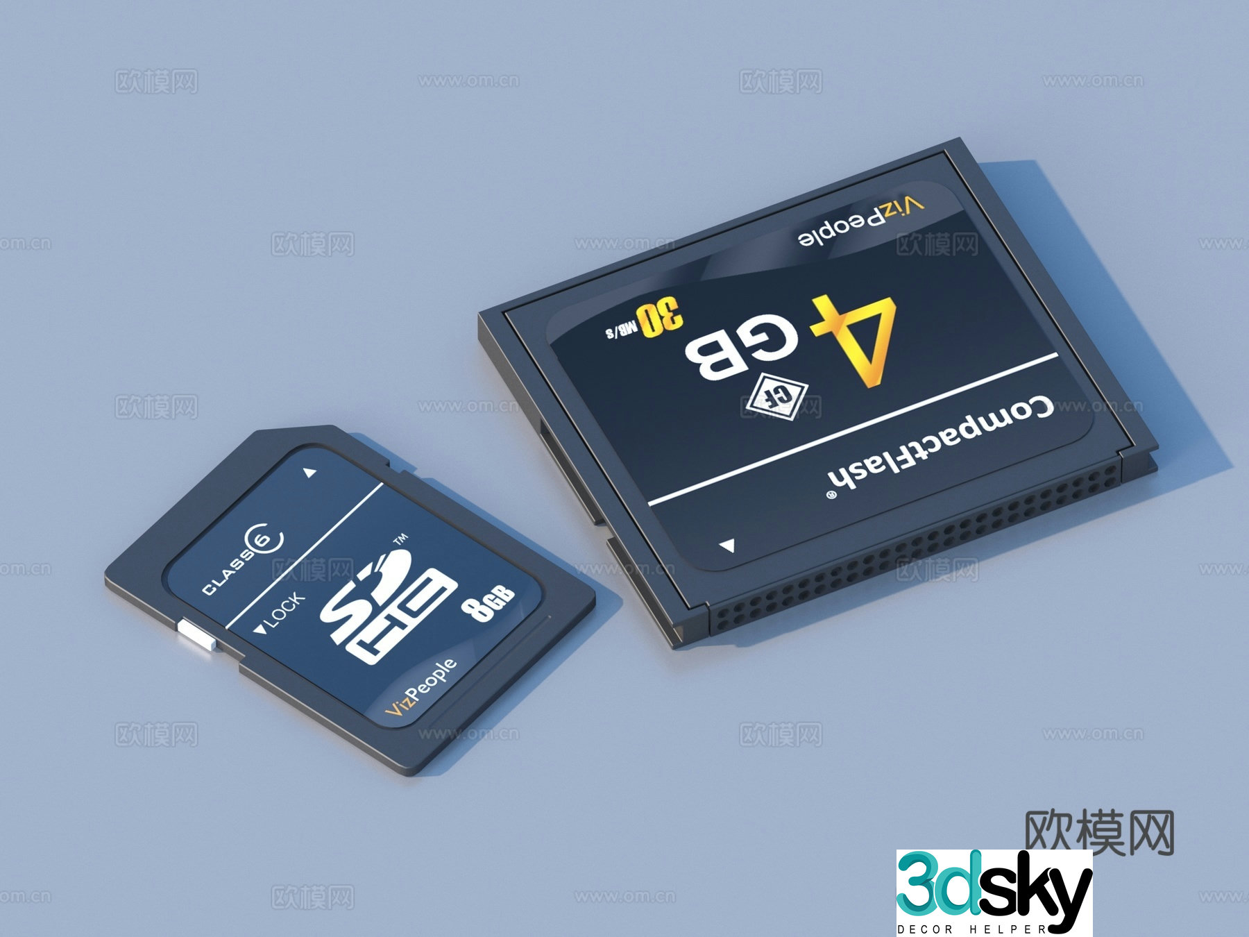 Memory card Data card SD card Memory card 3D model