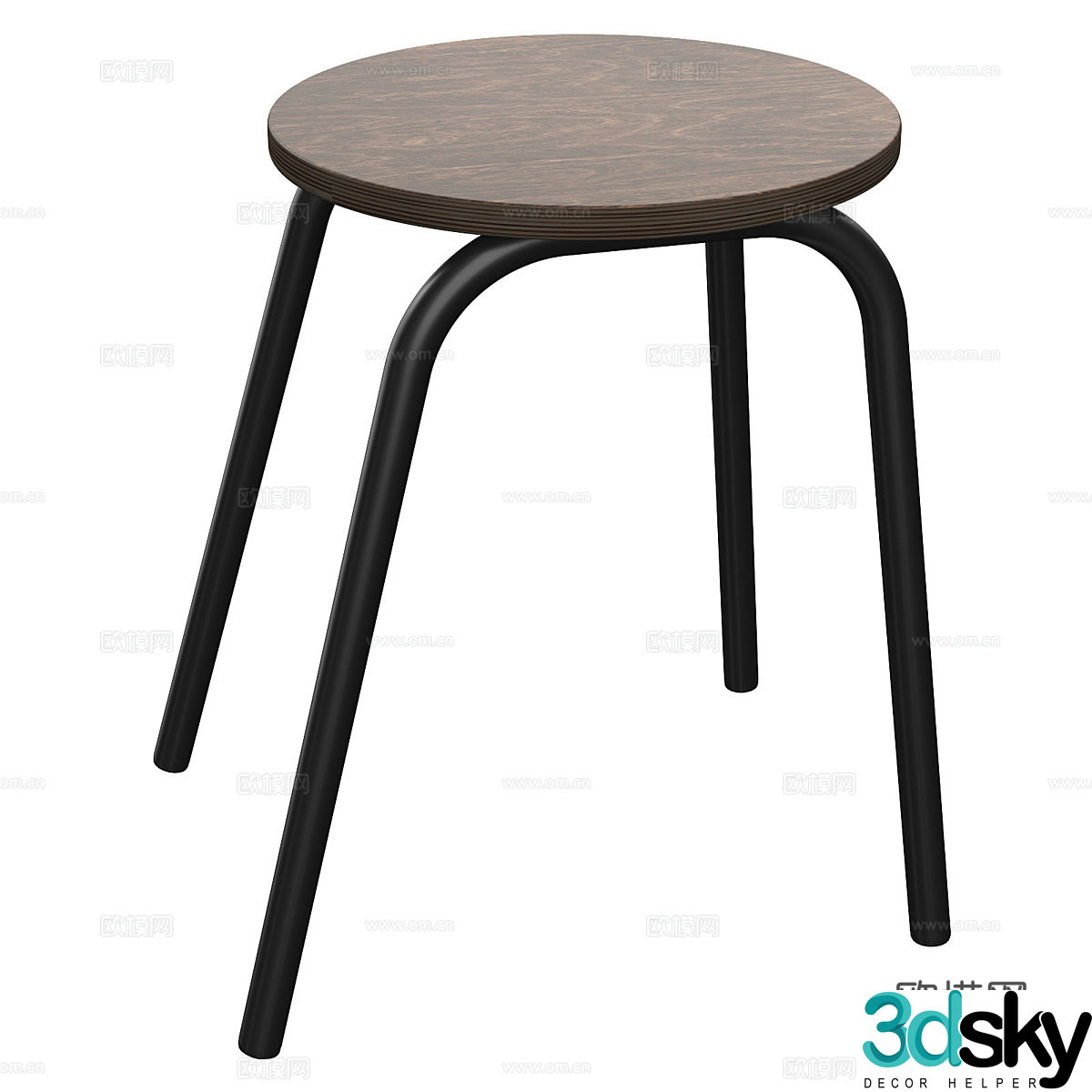 3d model of stool