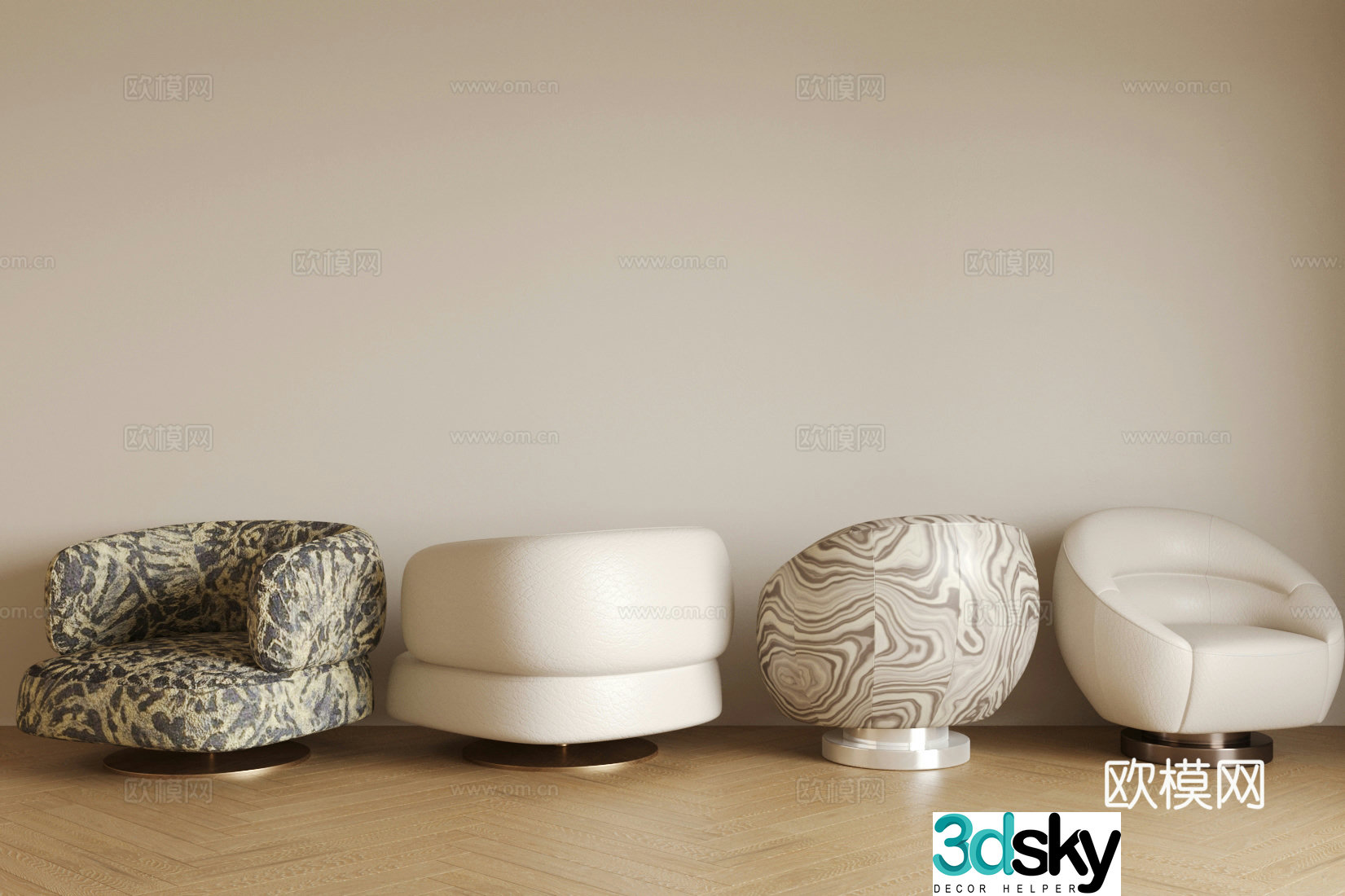 Medium style leisure chair retro style sofa chair single chair study leisure chair living room sofa chair 3d model