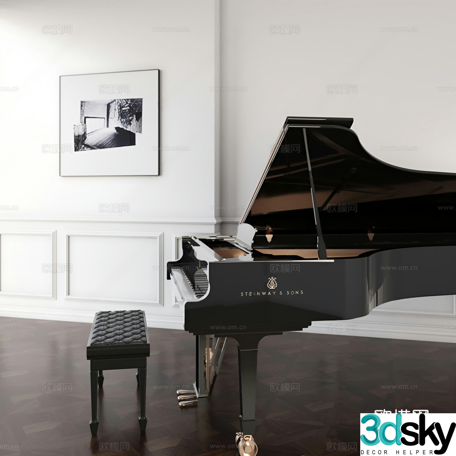 musical instrument modern musical instrument 3d model