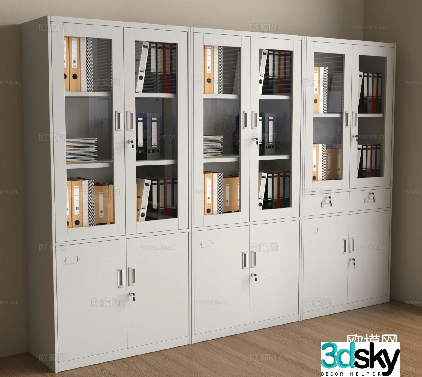 Office cabinet Iron cabinet Information cabinet File cabinet File cabinet 3D model