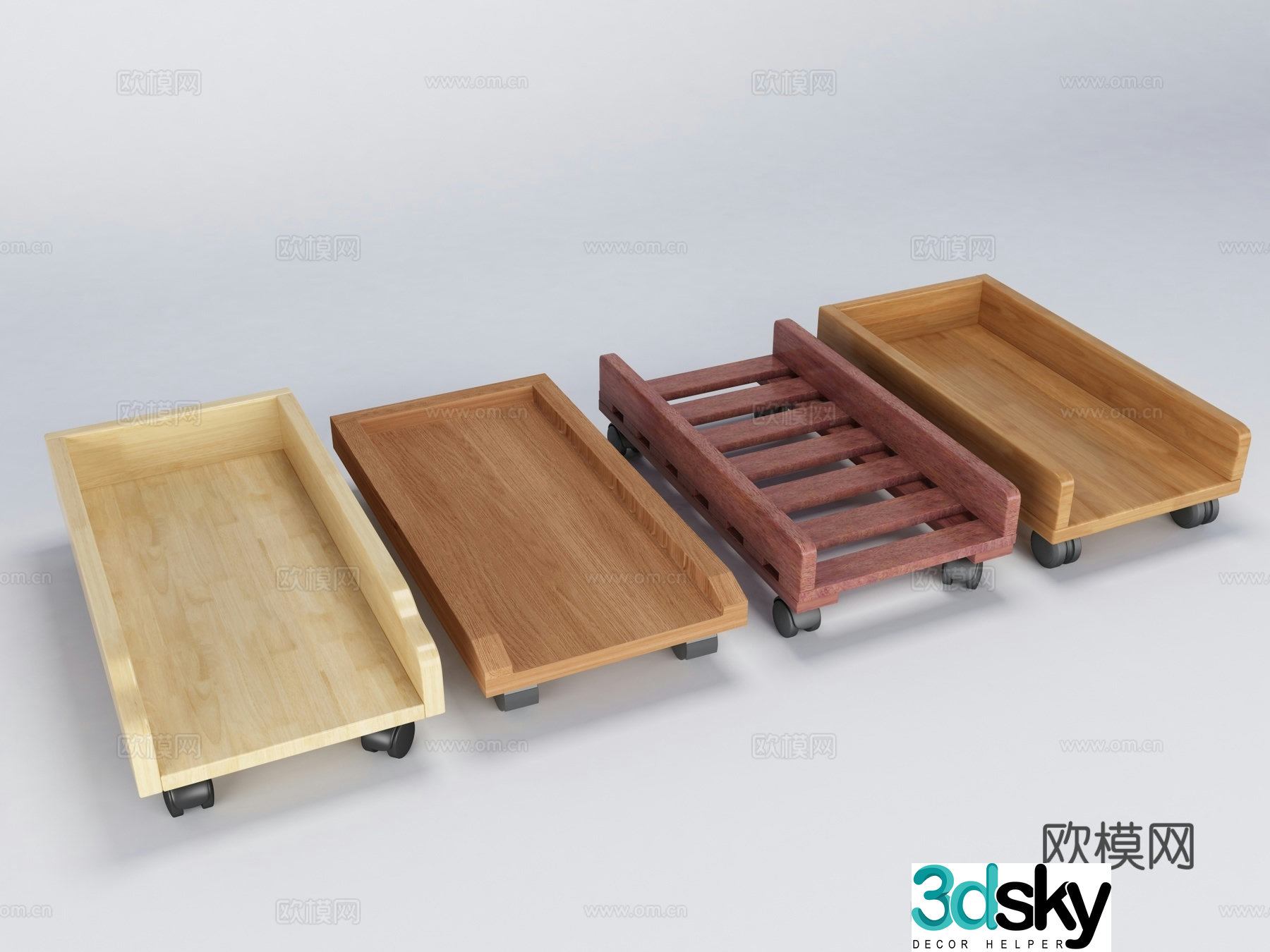 New Chinese computer host tray 3D model