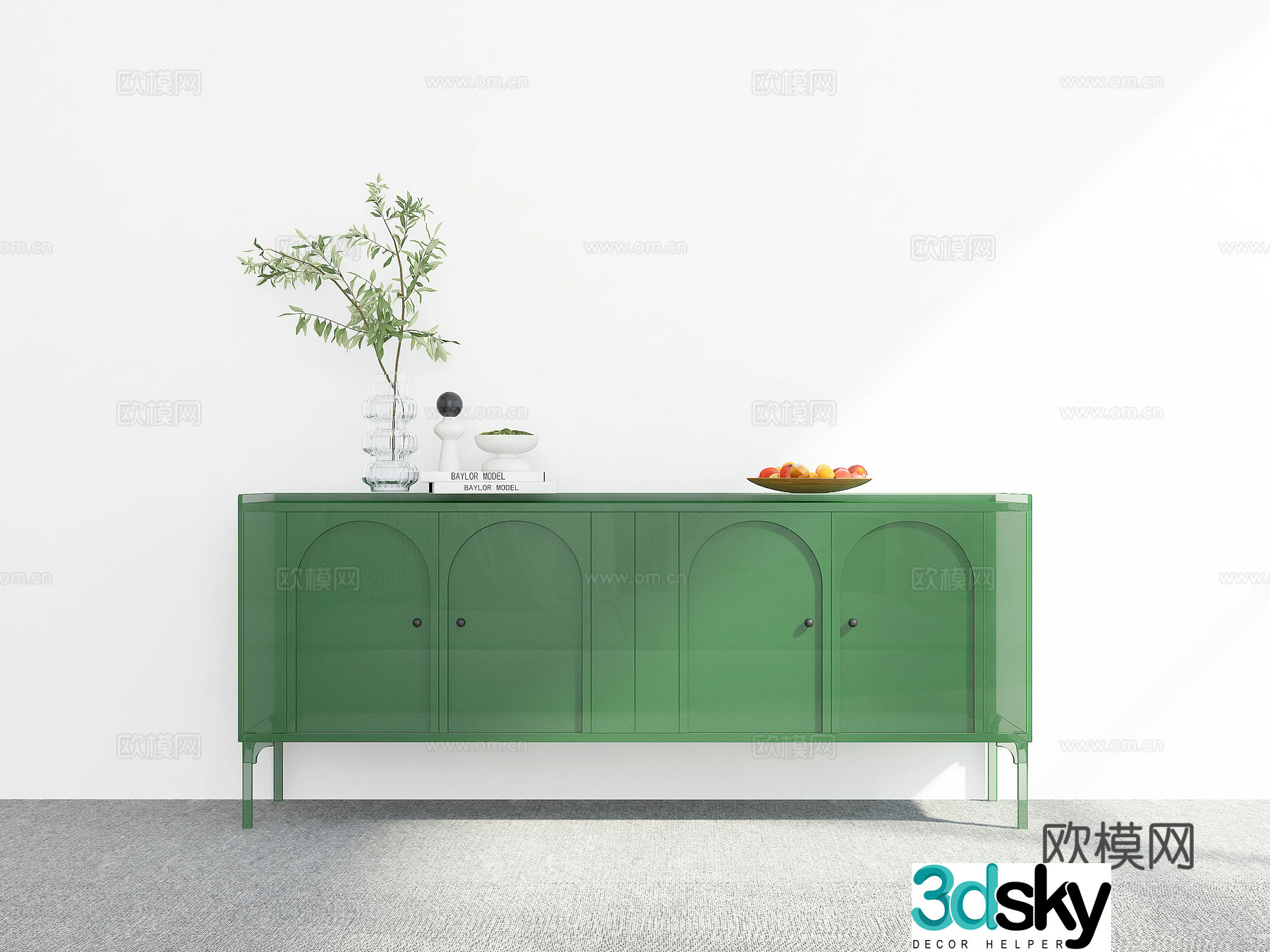 Modern sideboard 3D model