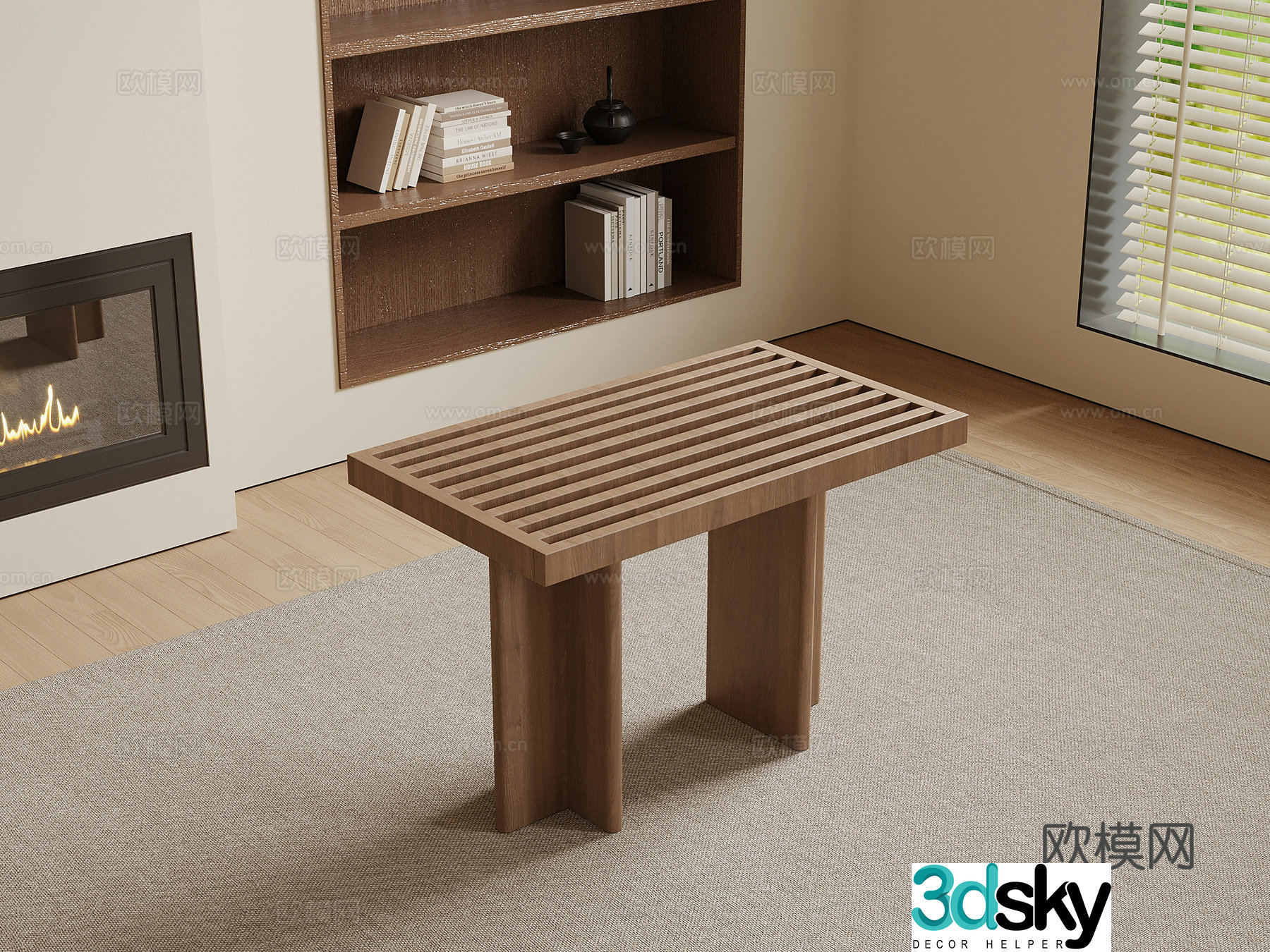 New Chinese stool 3D model