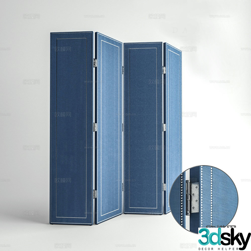 Modern screen Indoor screen Partition 3D model