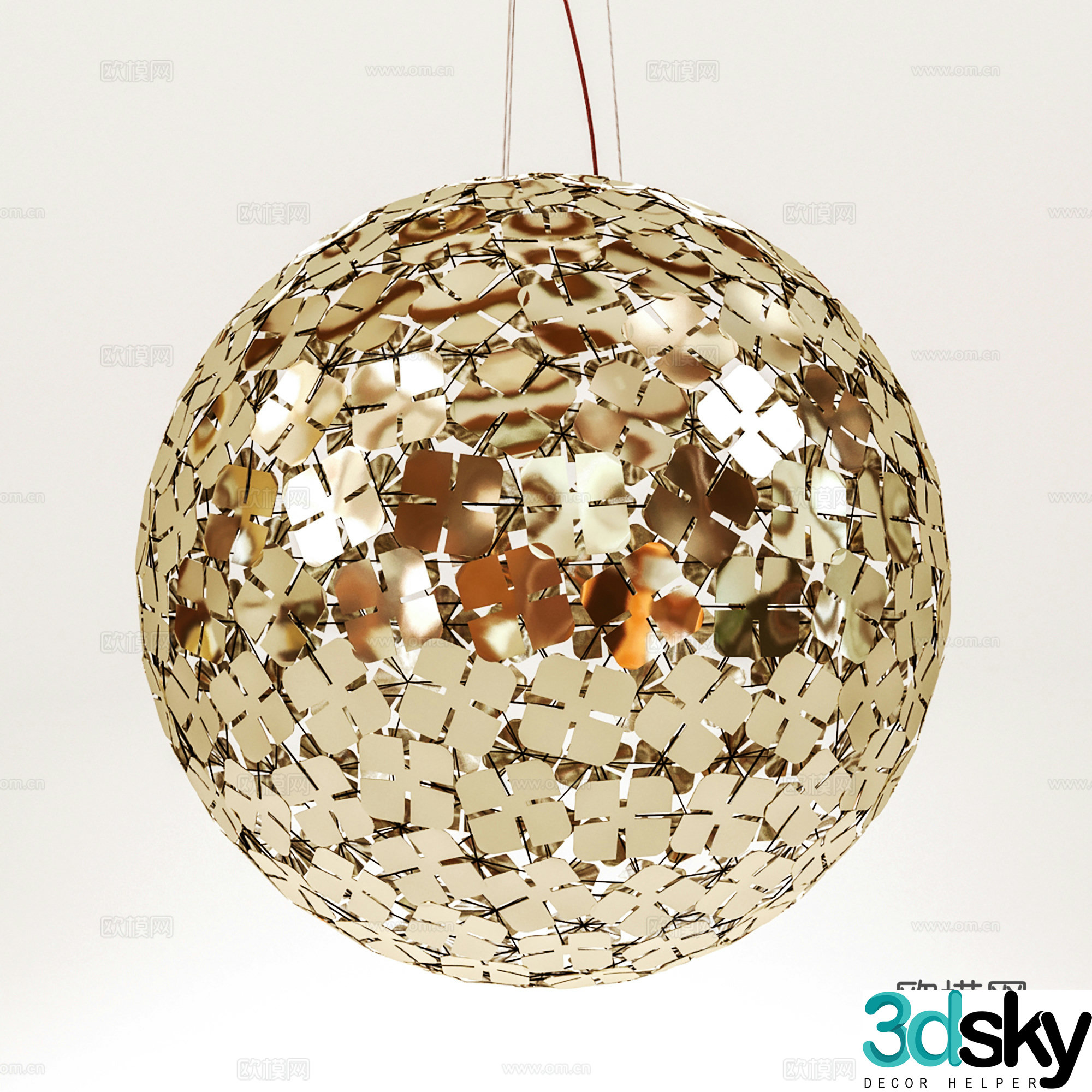 Modern Chandeliers Creative Chandeliers Metal Chandeliers 3D Model