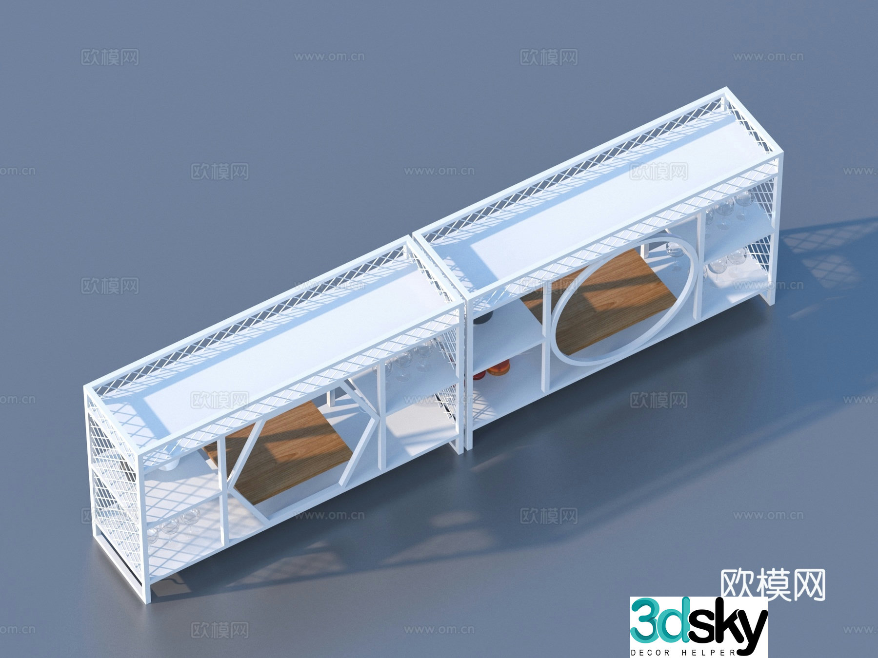Cabinet shelf 3D model