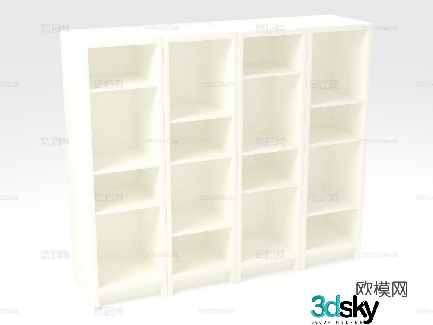 Bookshelf Storage rack Storage rack 3D model