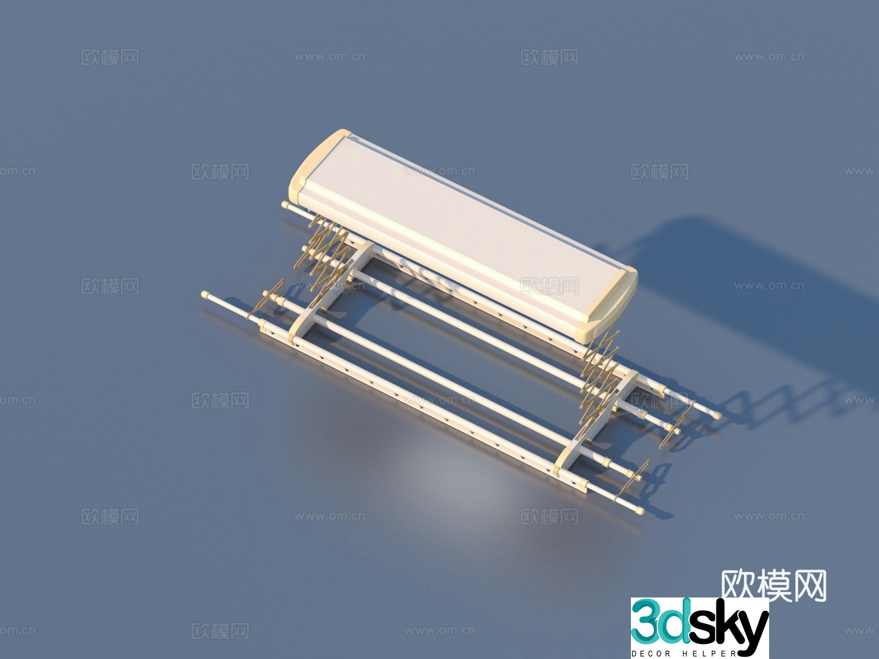 Clothes rack Invisible Clothes rack Electric Clothes rack 3D Model