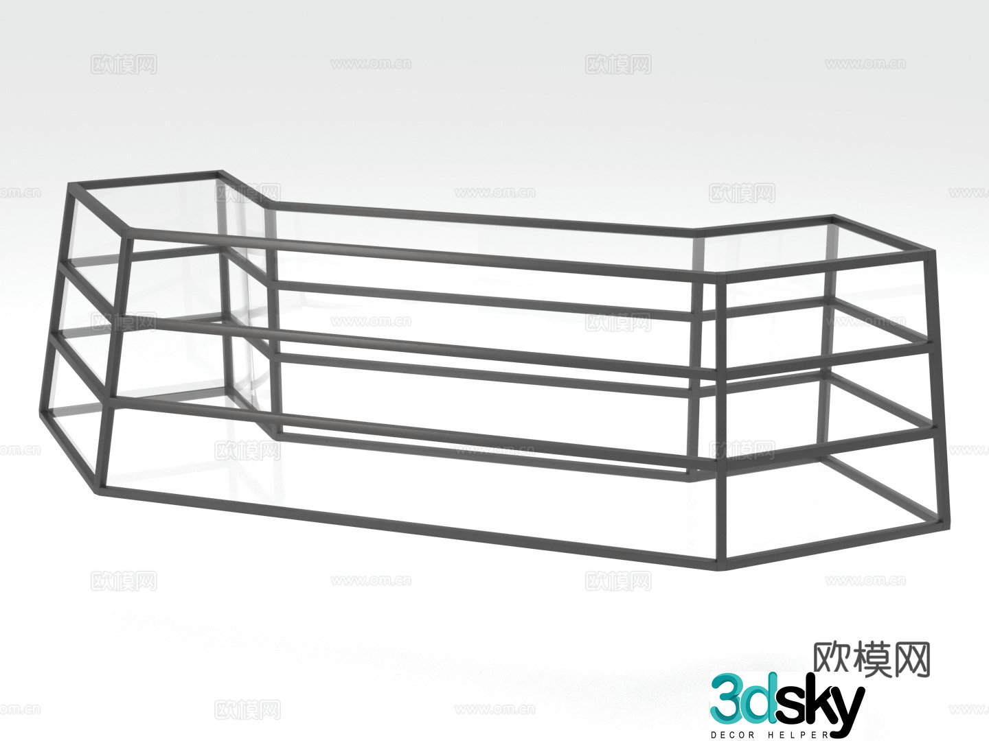Storage rack Display rack Display rack 3D model