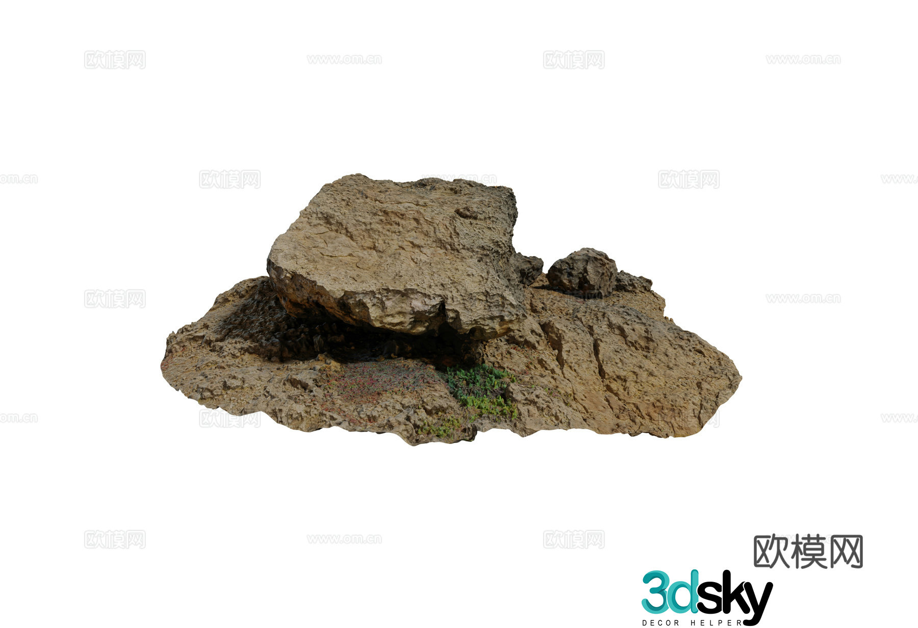 Modern stones mountain stones modeling stones landscape stones coastal rocks group stones natural weathered stones 3d model