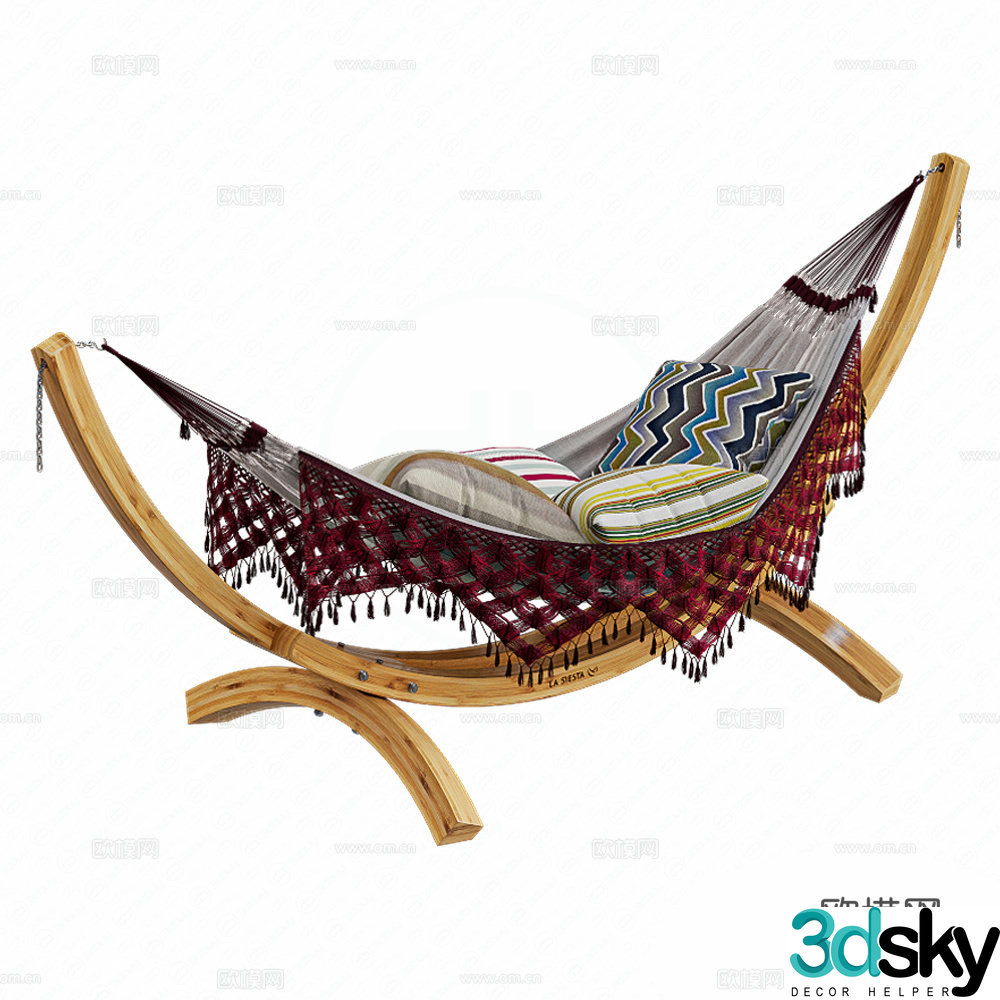 Modern Hammock Casual Hammock 3d Model