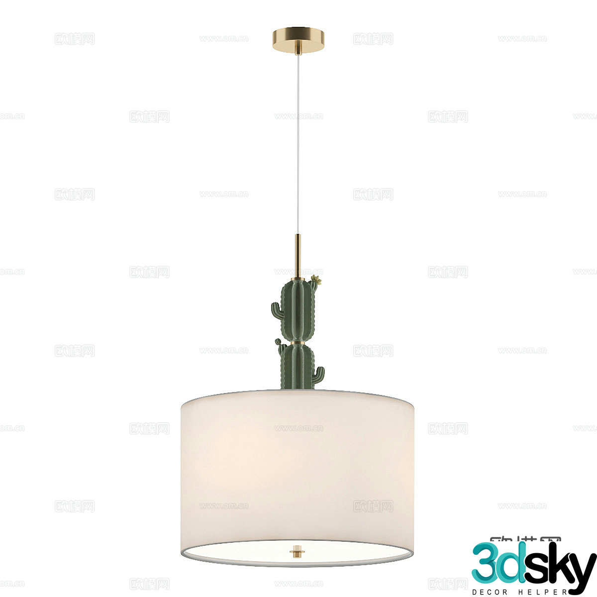 Modern simple chandelier chandelier simple chandelier decorative chandelier living room chandelier lamp 3d model