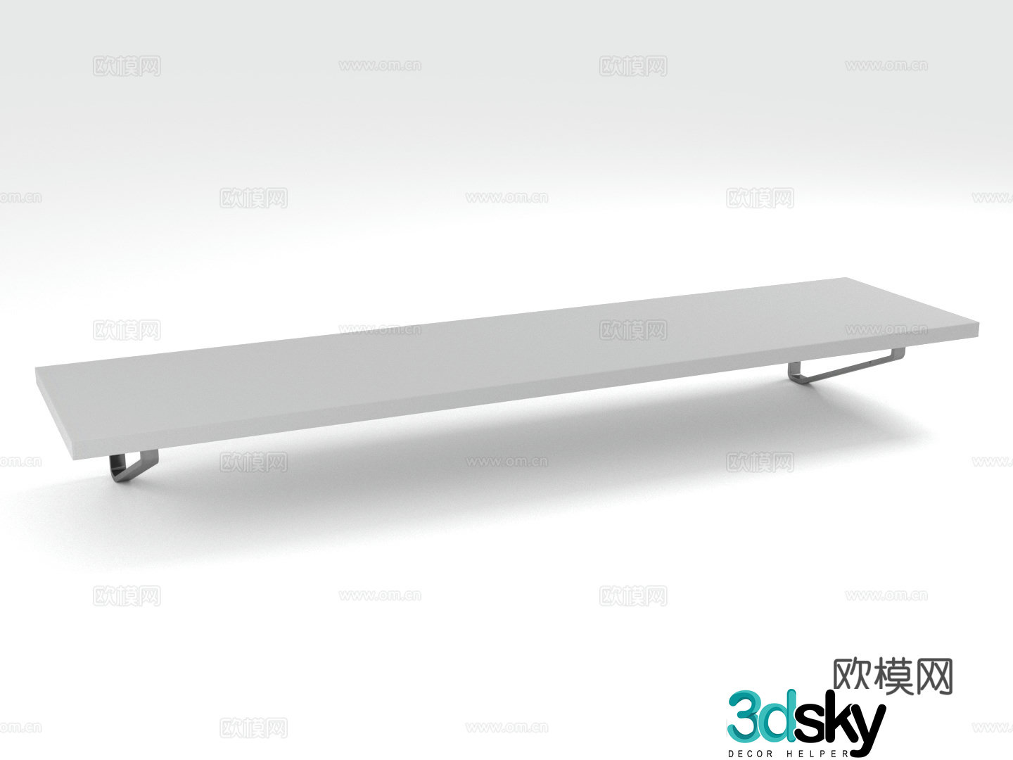 Storage rack Wall shelf Shelf Ledge 3D model