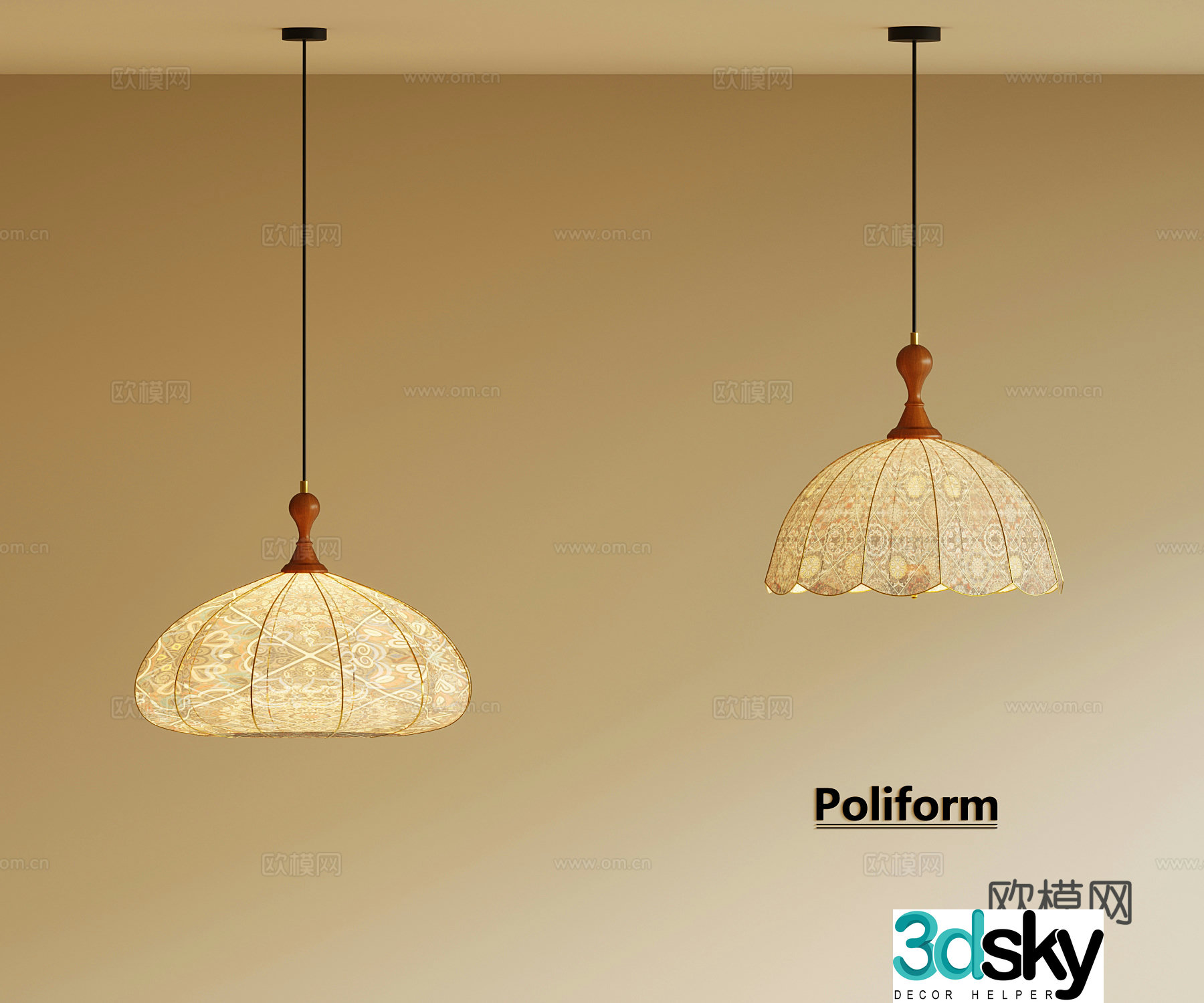 Chandelier American Chandelier 3D Model