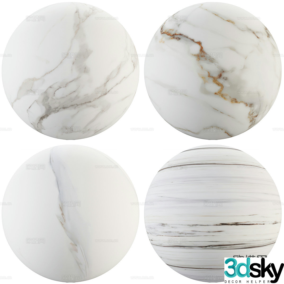 Marble rock slab luxury stone PU stone 3d model
