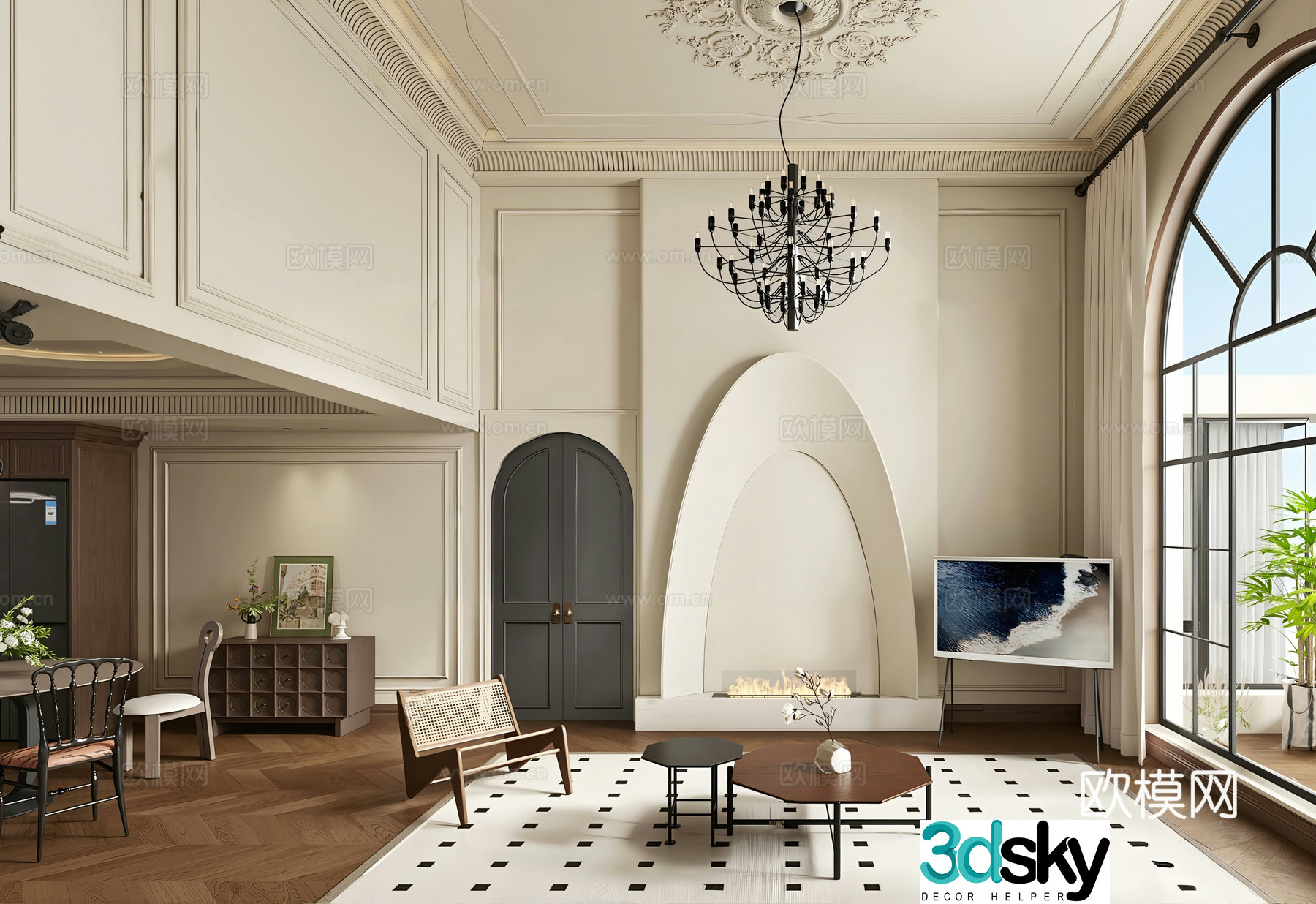 Living room 3d model