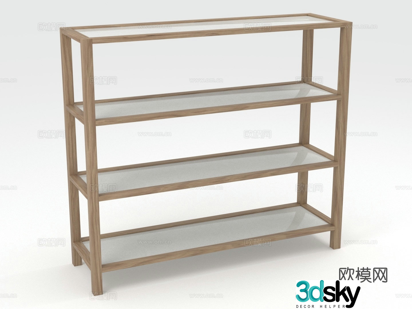 Shelf Bookshelf Display shelf Floor stand 3D model