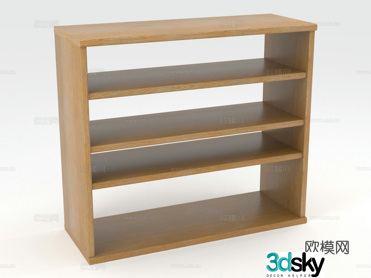 Storage shelf Bookshelf Storage shelf Floor stand 3D model