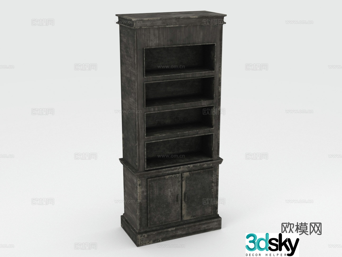 Bookcase Bookshelf Storage Shelf Storage 3D Model