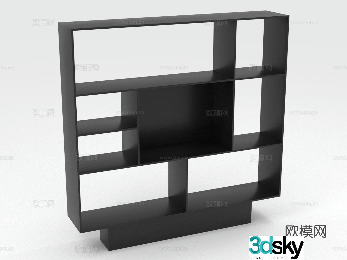 Bookshelf Storage rack Floor stand 3D model