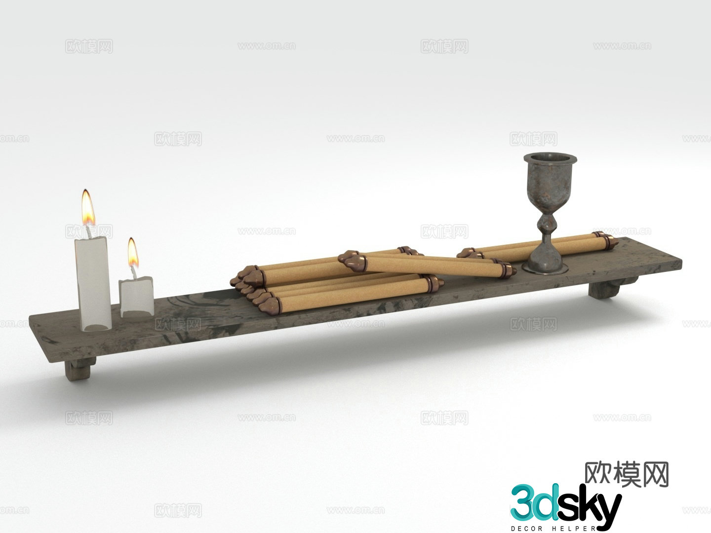 Storage rack display rack decorative rack 3d model